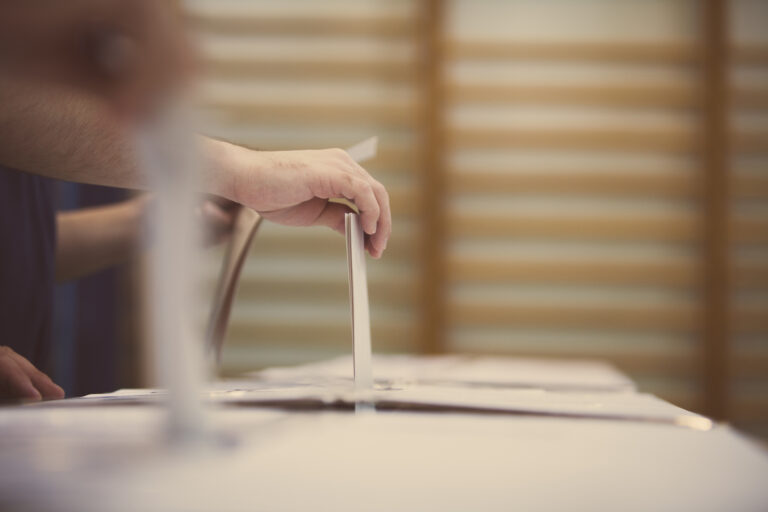 Voting Hand Detail