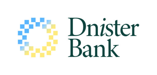 Dnister Bank Logo Screen Primary Grad Growth RGB